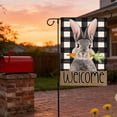 thumbnail image 2 of SIYTUAU Outdoor Easter Garden Flag Double Sided Linen Material For Spring Holiday Décor Welcome Sign For Patio Or Porch Model B, 2 of 6