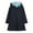 Dark Blue, variant on ANINEO Girls Hoodies Kids Long Pullover Hooded Sweatshirt Long hoodies for Girls Hoodie Dress with Pockets for 1-7 Years