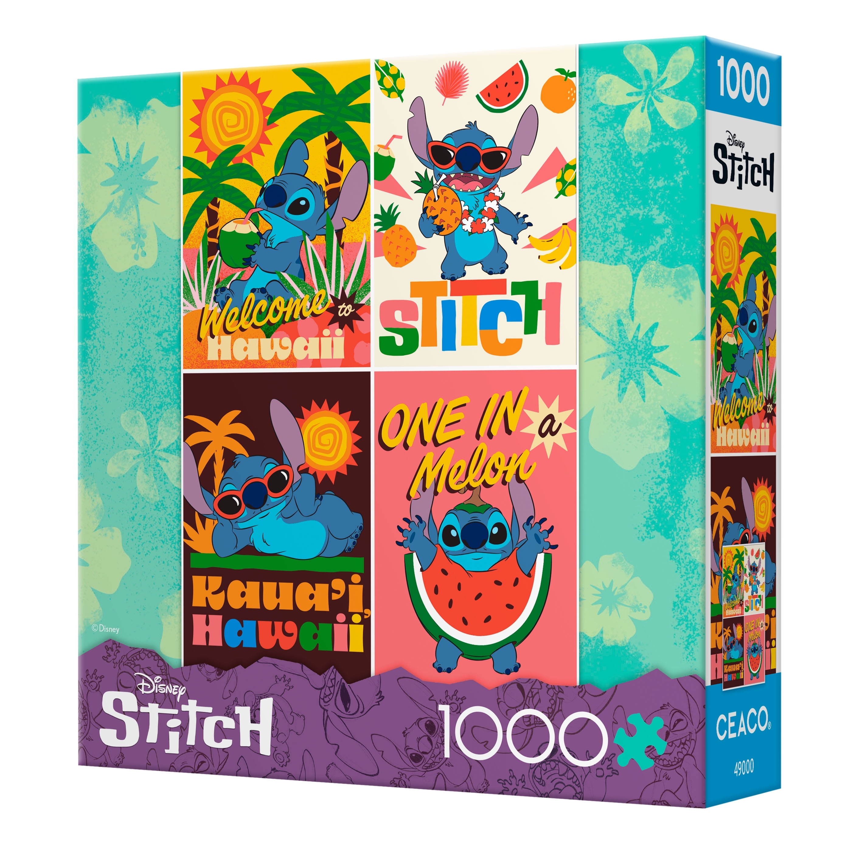 Ceaco 1000 Piece Stitch Collage Interlocking Jigsaw Puzzle