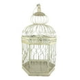 thumbnail image 1 of 22 Inch Antique White Decorative French Style Steel Bird Cage, 1 of 4