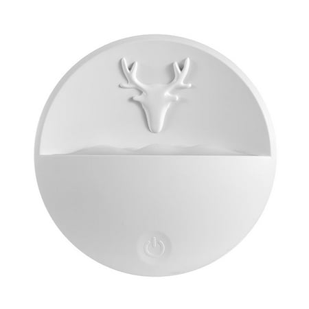 

LED Night Light 2 Colors Light Aromatherapy Night Lamp 800mAh Built-in Battery Cabinet Light Touch Control Wall Night Light for Home Bedroom