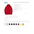 thumbnail image 2 of Port Company PC90ZH Mens Full-Zip Sweatshirt - Ash - 4X-Large, 2 of 2