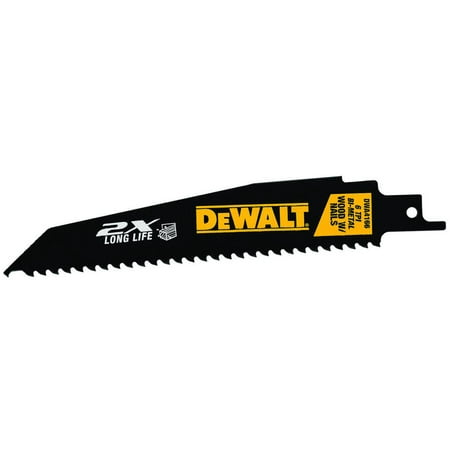 

New DeWalt DWA4166 Blade 2X Recip 6 Inch 6 TPI Each