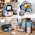 thumbnail image 2 of KUIFORTI Blue Baseball Drip Lunch Box and Backpack Kid Backpack Set 4Pcs Boys School Bag Lightweight for Elementary Primary Middle School Pencil Bags Water Bottle Sleeve Back to School Supplies, 2 of 7