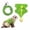Green, variant on Small Animal Harness and Leash Set, Adjustable Dinosaur Vest with Bell and Star Tail, Textured Plush Walking Harness for Ferrets Guinea Pigs Squirrels, 59 in Lead, 1 Pack (Green)