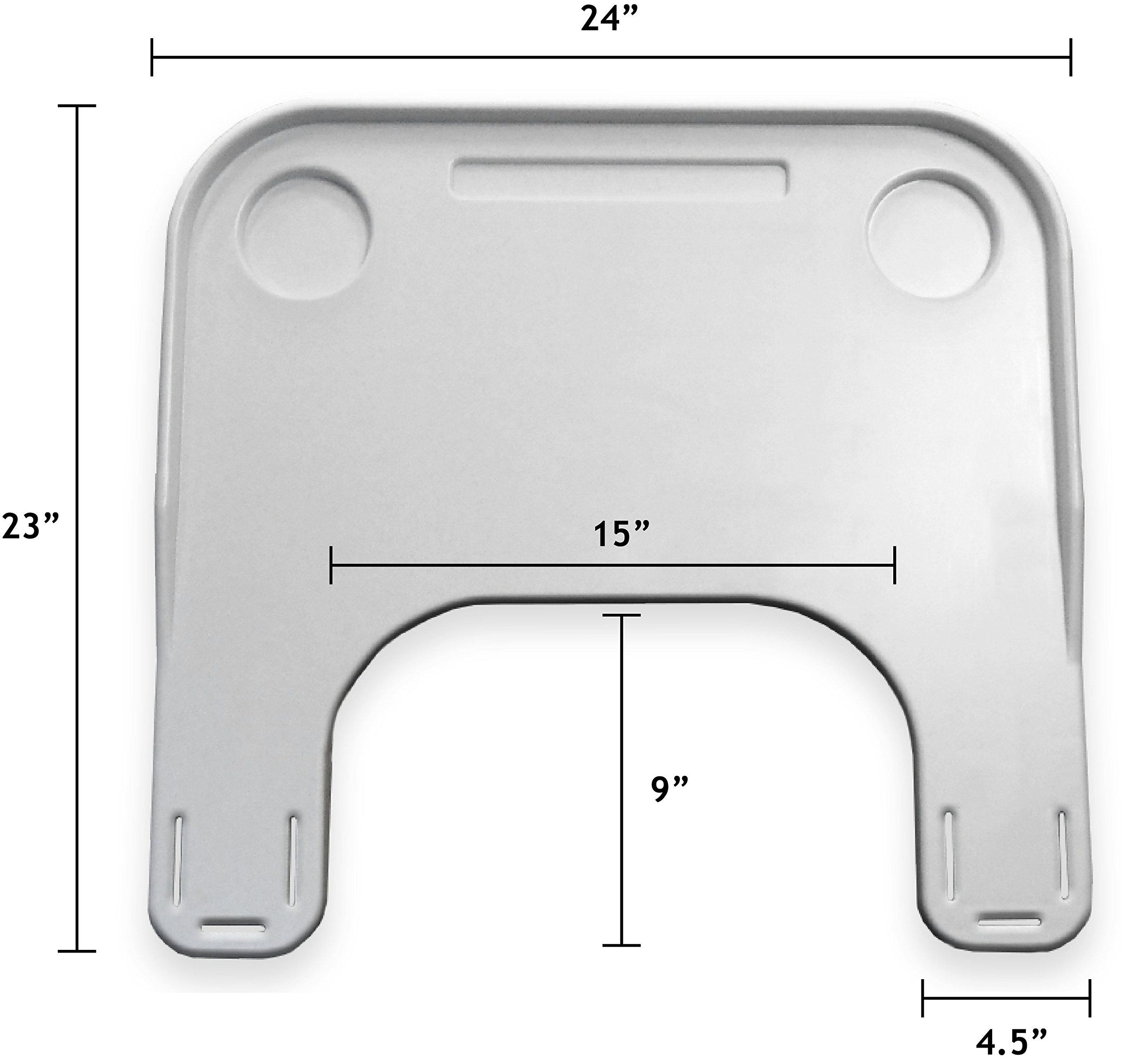 Plastic Molded Wheelchair Lap Tray