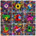 thumbnail image 1 of Paquete de pegatinas Creative Graffiti, vinilo con luz de neón, 300 unidades, 1 of 2