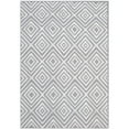 thumbnail image 2 of SAFAVIEH Kilim Rachyl Geometric Diamonds Wool Area Rug, Grey, 4' x 6', 2 of 5