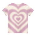 thumbnail image 4 of enyan Girls Tie Dye T Shirts Long Sleeve Love Graphic Tees Fall Cotton Tshirts Basic Tops 3-14 Years Sky Blue,10-11 Years, 4 of 5
