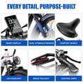 thumbnail image 5 of Seemoon 4OOOW Dual Motor Fat Tire Electric Dirt Bike 52V 20Ah Removable Battery 38 MH 160Nm 26 x 4 inch Long Range Hydraulic Brakes for Adults, 5 of 9