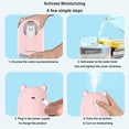 thumbnail image 6 of Gnmfd Cute Pet Mini USB Humidifier Portable Aromatherapy Bear Humidifier for Bedroom, Office, Car, Travel, Ultrasonic Cool Mist, 7-Color Night Light, Sleep and Plant Moisturizer, 6 of 9