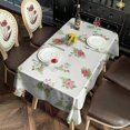 thumbnail image 2 of Pioneer Flower Floral Print Pattern Rectangle Tablecloth 60"x120", Waterproof Polyester Table Cloth, Wipeable Spillproof for Dining Camping Indoor Outdoor, 2 of 6