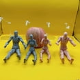 thumbnail image 4 of QualitChoice 2pieces Artist Art Painting Anime Figure Creativity With Highly Detailed gray 1Set, 4 of 6
