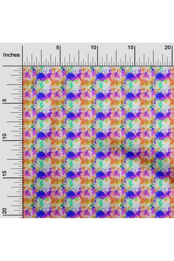 Viscose Chiffon Multicolor Fabric Tie Dye Craft Projects Decor Fabric Printed By The Yard 42 Inch Wide-YXQ