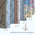 thumbnail image 6 of Multicolor Ethnic Striped Pattern Shower Curtain 84"x72" ,Bathroom Decorative Shower Curtains Set with 12 Hooks,Modern Waterproof Washable Shower Curtain, 6 of 6