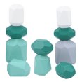 thumbnail image 5 of Bloques de construcción de piedra de colores de madera, juego de apilamiento de piedra, juguete educativo para niños, combinación de regalo 3, 5 of 5
