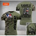 thumbnail image 1 of t-shirt à Imprimé Drapeau Français 3d, Procédé flexible, Style de Rue, Manches Courtes, Haut pour Homme, 1 of 5