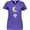Purple, variant on Inktastic Cute Fairy, Fairy On The Moon, Fairy On A Swing Women's V-Neck T-Shirt