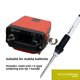 thumbnail image 1 of Plancha de soldar inalámbrica p/ batería Ma*kita 18V, temp. ajustable, suspensión auto. y protección de bajo voltaje, conv. °C/°F, pantalla OLED, soldadora sin plomo (solo herramienta), 1 of 8