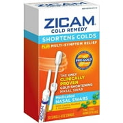 Zicam Cold Remedy Nasal Swabs 20 ea Pack of 3
