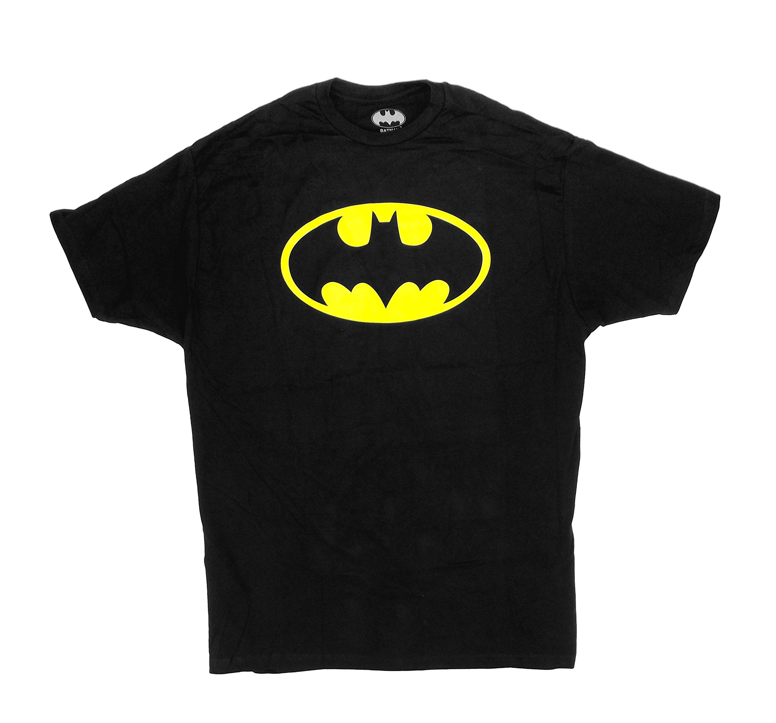 CLASSIC BATMAN LOGO T-SHIRT MEN ADULT LARGE - Walmart.com