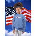 thumbnail image 2 of Home Star Shaped Flag Hoodie Juniors -Image by Shutterstock,  Large, 2 of 4