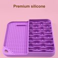 thumbnail image 2 of Walbest Pet Lick Mat Non-Slip BPA-Free Relieve Anxiety Strong Suction Slow Feeder Dishwasher Safe Dog Cat Silicone Licking Pad Pet Supplies, 2 of 4