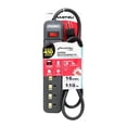 thumbnail image 1 of Barra Multicontacto Mitzu Seguro Protector 11-2009 Negro, 1 of 3