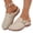 Beige -AA01, variant on Domzle Clogs for Women Mules Comfortable Slip On Closed Toe Casual Shoes | Cushioned Footbed All-Day Comfort Non Slip Platform Dress Shoes Breathable Upper for Walking Work Green