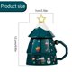 thumbnail image 3 of Tazas de árbol de Navidad witspace, tazas de cerámica de Papá Noel con tapa, tazas para regalos de Navidad de Acción de Gracias, para usar como café, leche, té, chocolate caliente, aptas para, 3 of 6