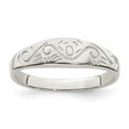 thumbnail image 6 of 925 Sterling Silver Swirl Ring Size 8, 6 of 6