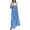 Blue, variant on Women's Boho Floral Wide Leg Jumpsuit Casual Pleated Overalls with Pockets Summer Comfort Romper XXXL Size Yellow