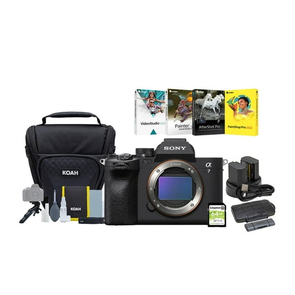 Sony Alpha 7 IV Full-frame Interchangeable Lens Camera (Body Only) Bundle