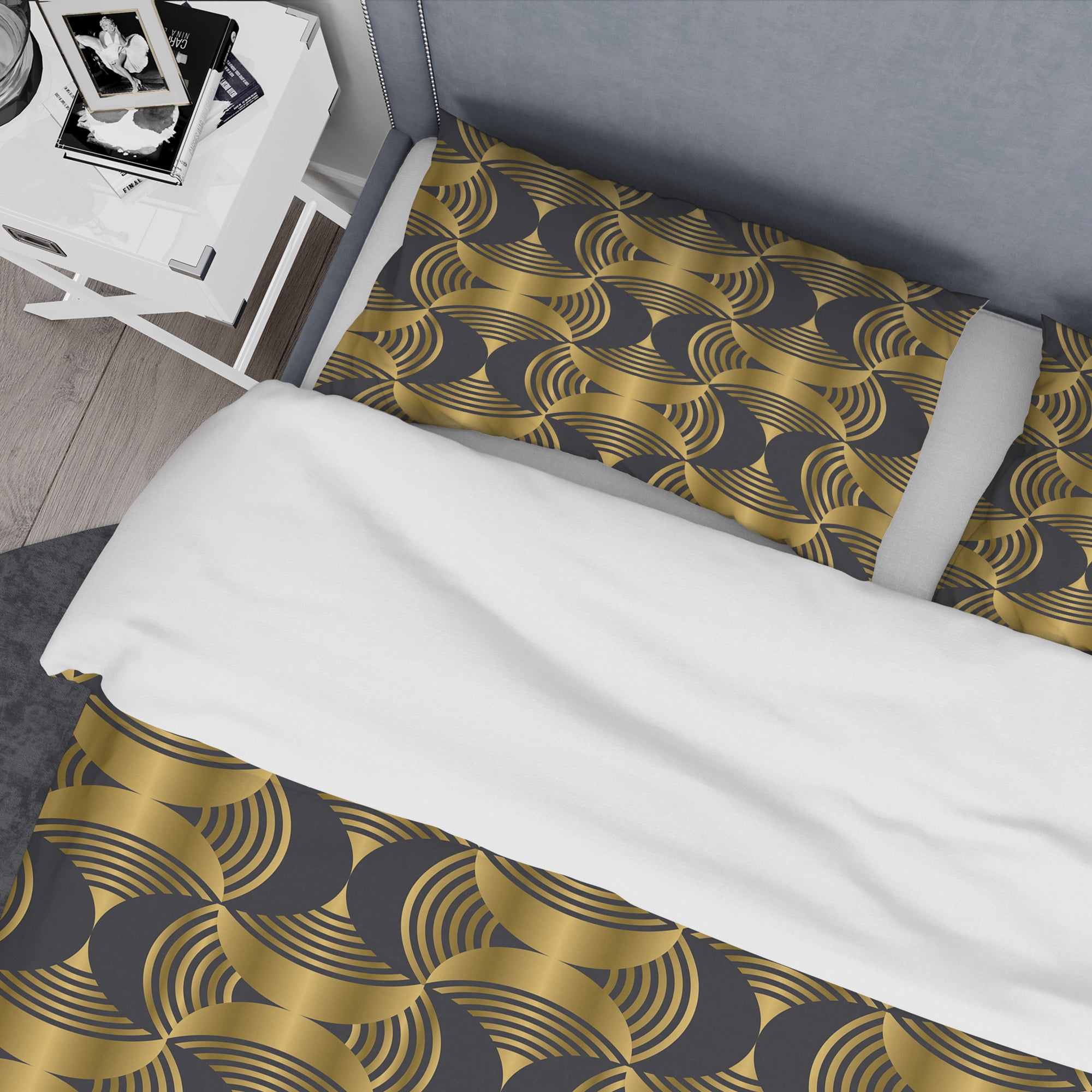 Designart 'Art Deco style modern pattern' Mid-Century Modern Duvet Cover Set