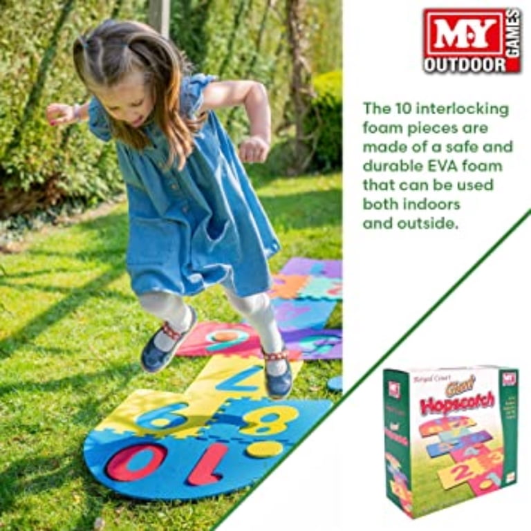 EVA Foam Tiles Giant Hopscotch Mat With - Colorful Indoor Outdoor Play ...