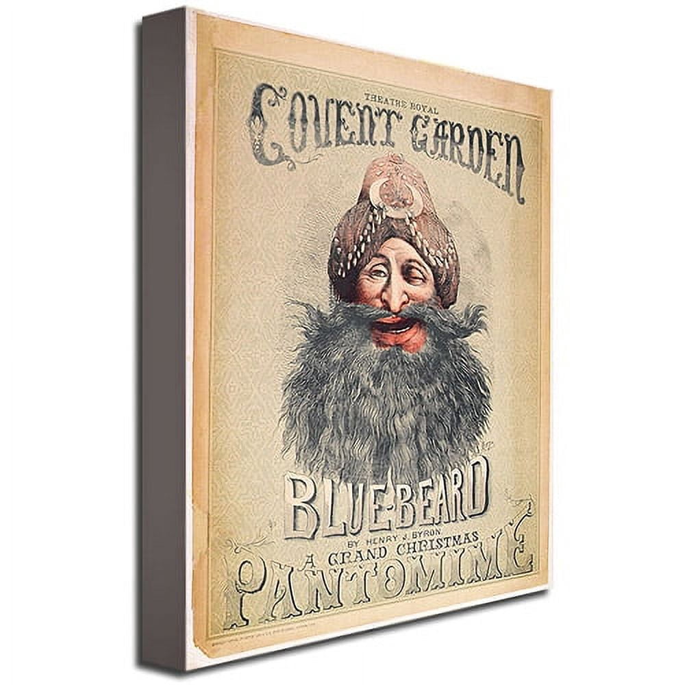 Trademark Fine Art "Blue Beard, 1860" Canvas Wall Art by Matthew Morgan
