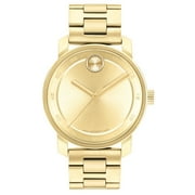 Movado Bold Access Champagne Dial Yellow Gold PVD Steel Men's Watch 3600912