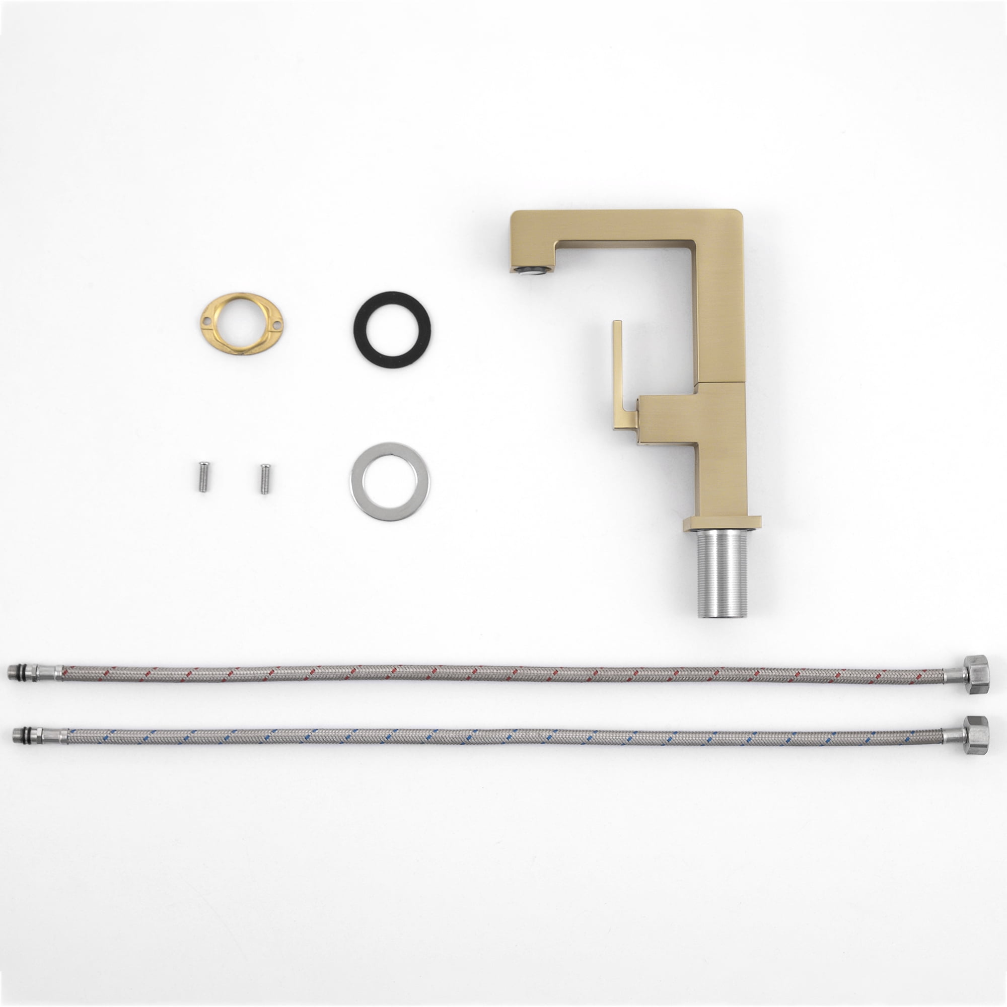 Solid Brass Single Hole Bathroom Sink Faucet