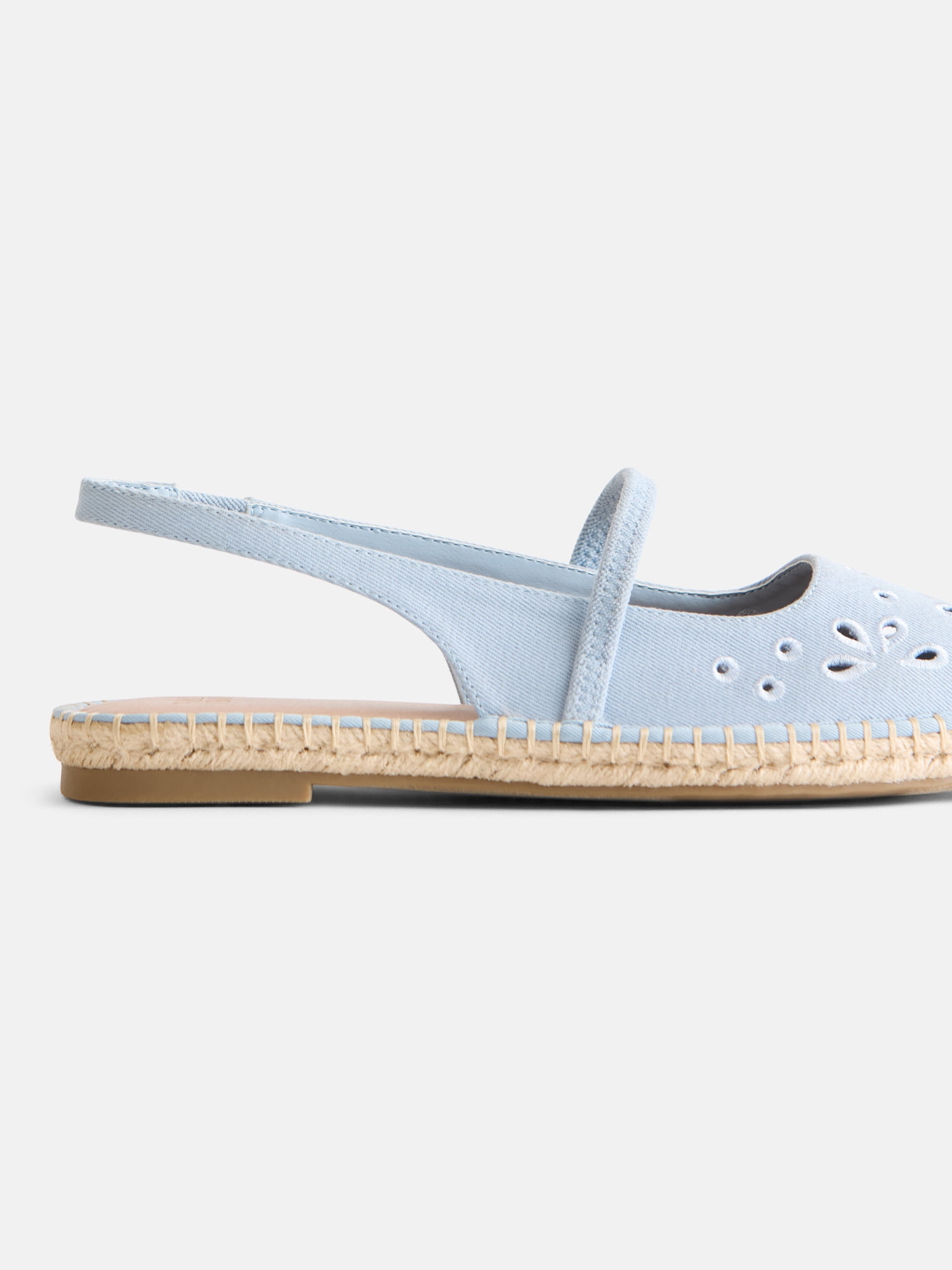 Time and Tru Women's Espadrille Slingback Shoes