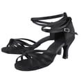 thumbnail image 4 of Chaussures Latines Confortables et Douces, Chaussures de Danse à la Mode pour Femmes, Noir 38, 4 of 8
