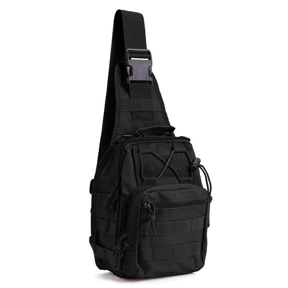BadPiggies Men Sling Chest Bag Waterproof Sports Shoulder Bag Backpack Outdoor Hiking Camping Daypack