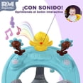 thumbnail image 4 of Andadera para Bebé, Musical Interactiva, Altura Ajustable Plegable azul Grande, 4 of 5
