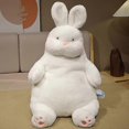 thumbnail image 3 of Lazy Rabbit Plush Toy - Press Doll with Pillow - Ideal Birthday Gift for Kids, 3 of 5