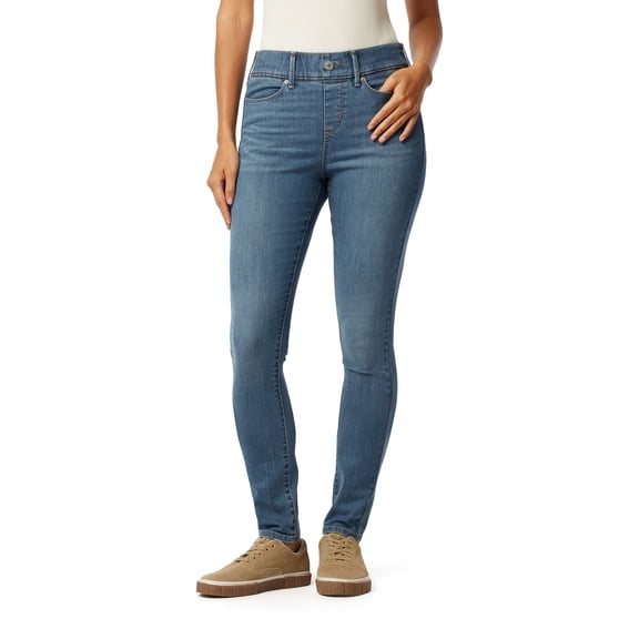 Levi Strauss Signature Women's and Womne's Plus Shaping Perfect Pull On Skinny Jeans, Sizes 2-20