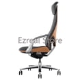thumbnail image 2 of Luxury Reading Design Office Chairs Mobile Ergonomic Individual Leather Desk Chair Executive Silla Escritorio Furniture SY50OC My Lux Decor Round, 2 of 13