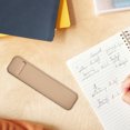 thumbnail image 1 of Ovzne Solid Color Leather Pen Case Pen Case Microfiber Soft Leather Pen Case Student Stationery Storage On Clearance, 1 of 5