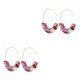 thumbnail image 3 of Pendientes Sonducket 1 Par De Pendientes En Forma De U Con Estampado De Leopardo, 3 of 6
