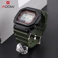 thumbnail image 4 of Correa de caucho para Casio G-shock Dw-5600 Gw-m5610 Gw-b5600 Ga-2100 Hebilla de acero inoxidable Tpu Hombres Pulsera de repuesto Reloj Banda-negro Plata-Negro plata- Bolígrafo Bolígrafo Bolígrafo de papelería, 4 of 4