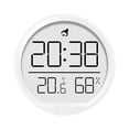 thumbnail image 1 of Reloj de pared digital de 2,9 pulgadas, funciona con pilas, multifuncional, 12/24 horas. Blanco, 1 of 9