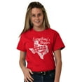 thumbnail image 4 of Texas Everything's Bigger State Shape Men's Graphic T Shirt Tees Brisco Brands X, 4 of 6